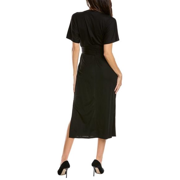 Jones New York Womens  Harmony Midi Dress, Black - Picture 2 of 3